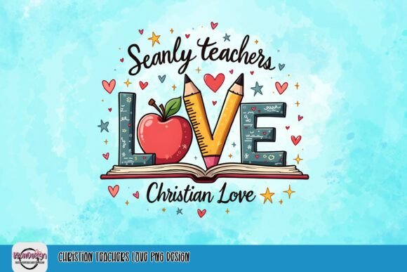 Christian Teachers Love PNG Design Guide