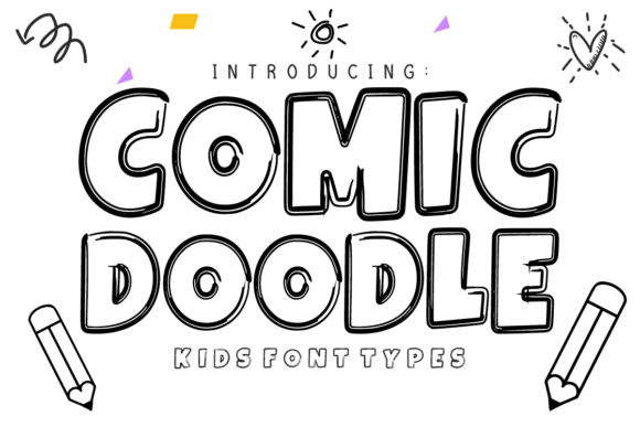 Comic Doodle: The Sketchy Kids Display Font