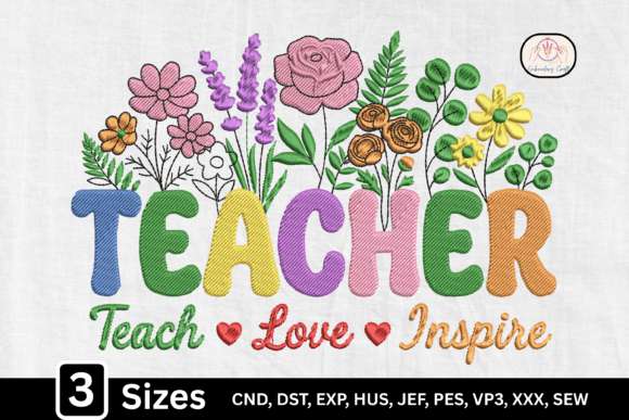 Floral Inspire Love Teacher: Integrating Meaningful Design into Your Creative Workflow