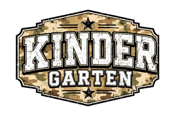 Kinder Garten Vintage Badge SVG for Creators