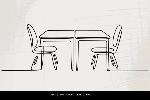 Mastering Classroom Desks and Chairs Line Art for Professional Designs