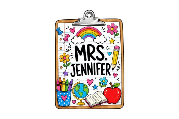 Personalized Teacher Clipboard PNG for Creative Projects