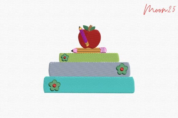 School Books Apple Pencil Teacher Learning: A Workflow for Educational Embroidery Projects