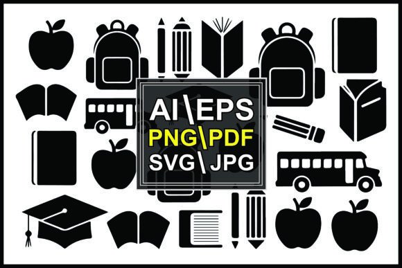 Silhouettes School and Education Set: A Practical Asset for Creative Workflows