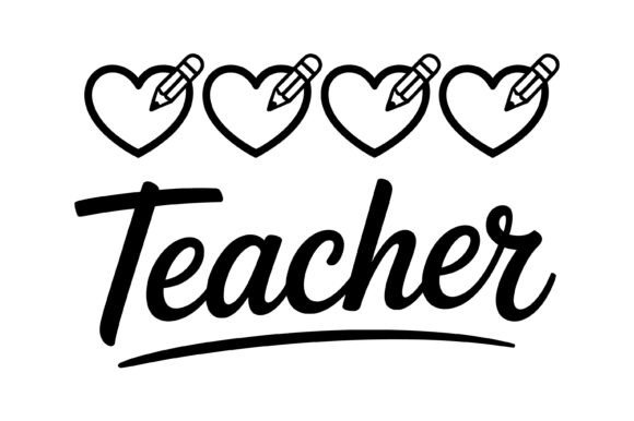 Teacher Heart SVG Design: A Versatile Creative Asset