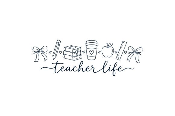 Teacher Life Line Art SVG: A Creative Resource for Educators and Designers
