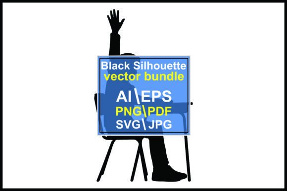 The Power of the Silhouette of a Student Classroom Child in Visual Communication