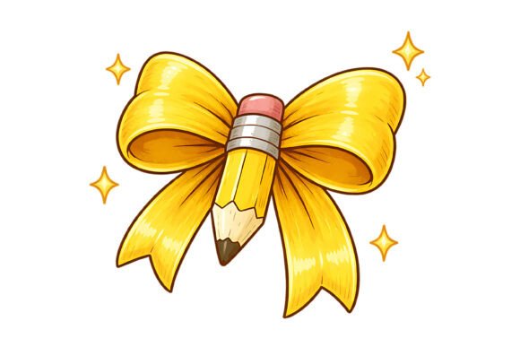 Yellow Pencil Bow Sparkle School SVG: A Guide to Smart Digital Design Choices